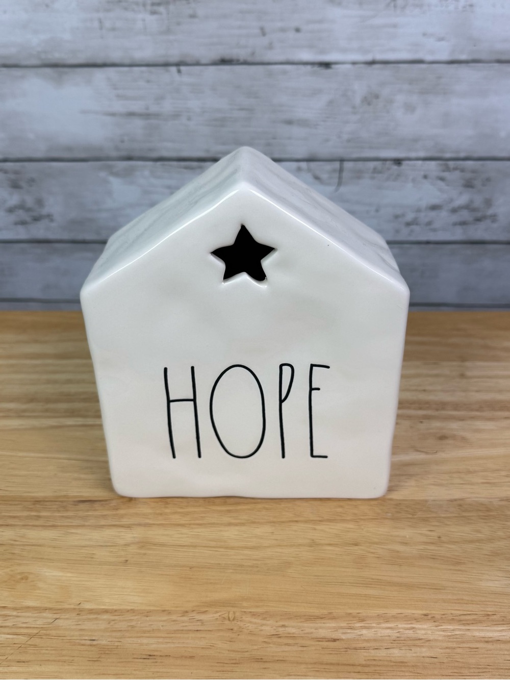 Rae Dunn Ceramic 'HOPE' House Accent